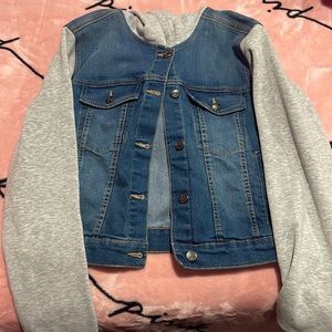 Jean jacket hoodie